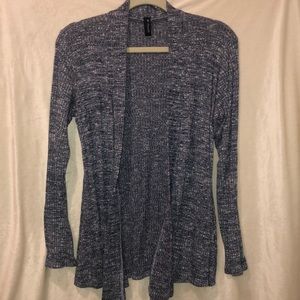 Blue and white blend cardigan